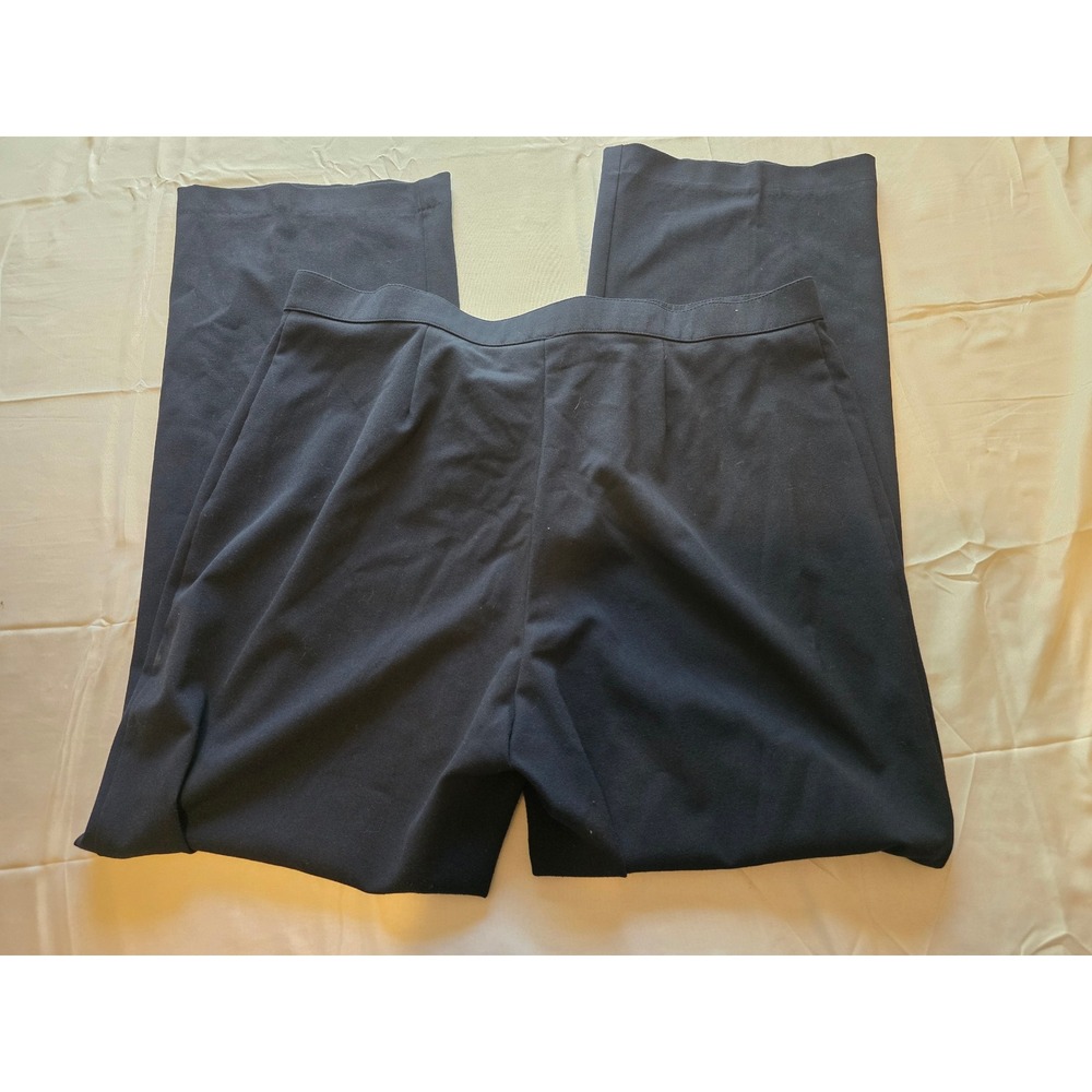 Sag Harbor‎ Stretch Pants Women's Size 16 Dark Blue Career Business Casual - Picture 4 of 6